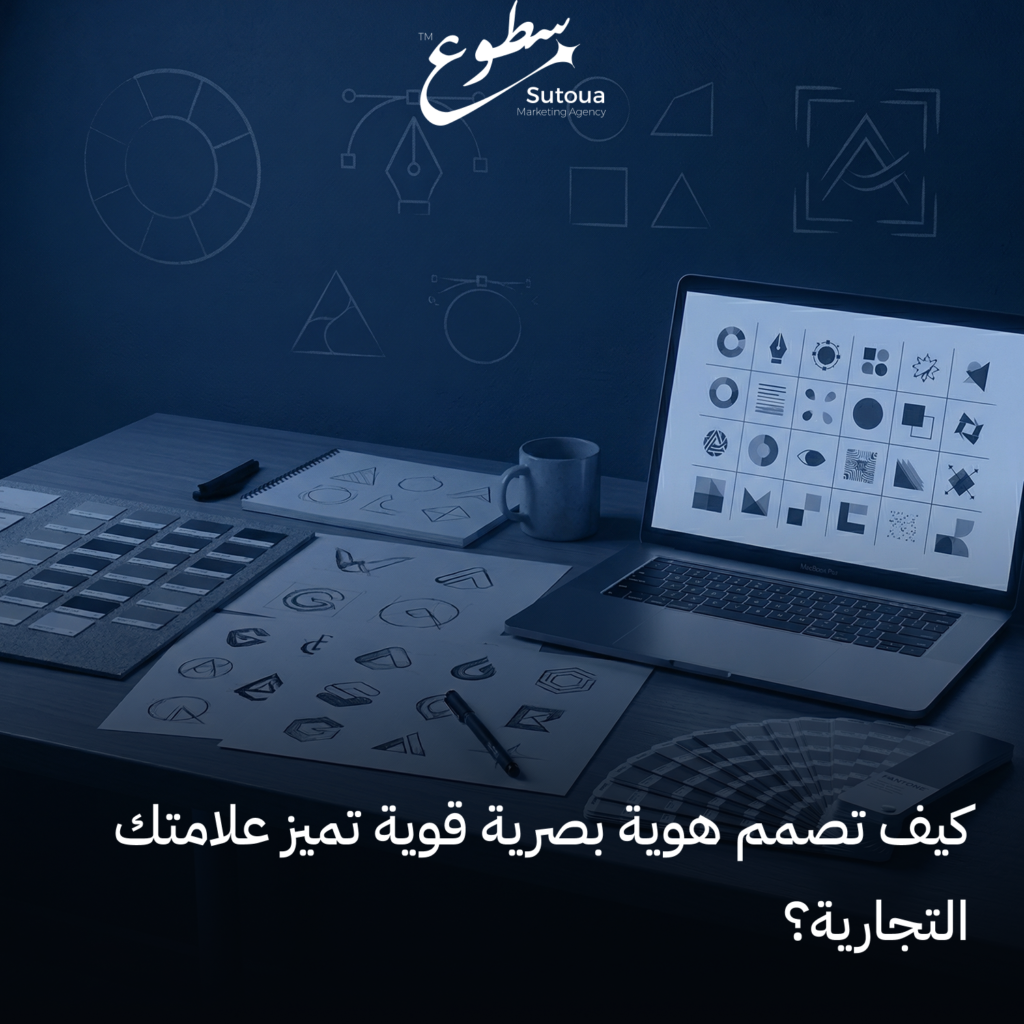 كيف تصمم هوية بصرية قوية تميز علامتك التجارية؟